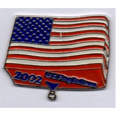 US Flag Balloon 2002 Silver 